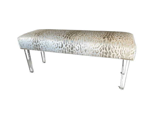 Luxita Bench Display - custom bedroom furniture - Upholstered Ottomans and Chairs - Blend Home Furnishings