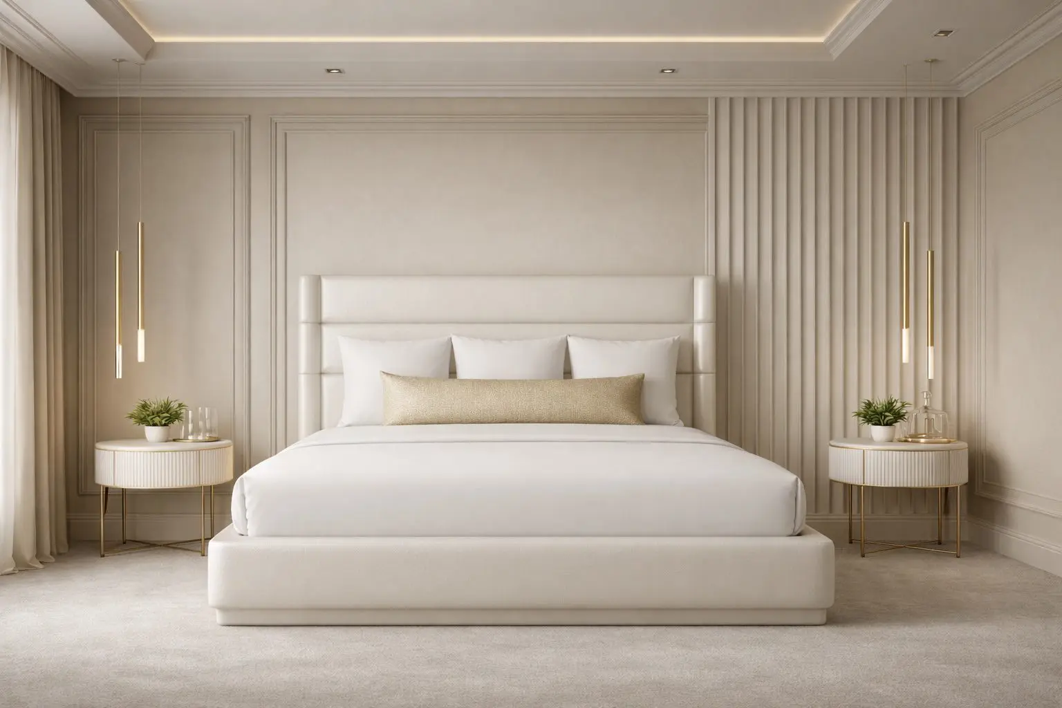 Custom Upholstered Bed - Vantage
