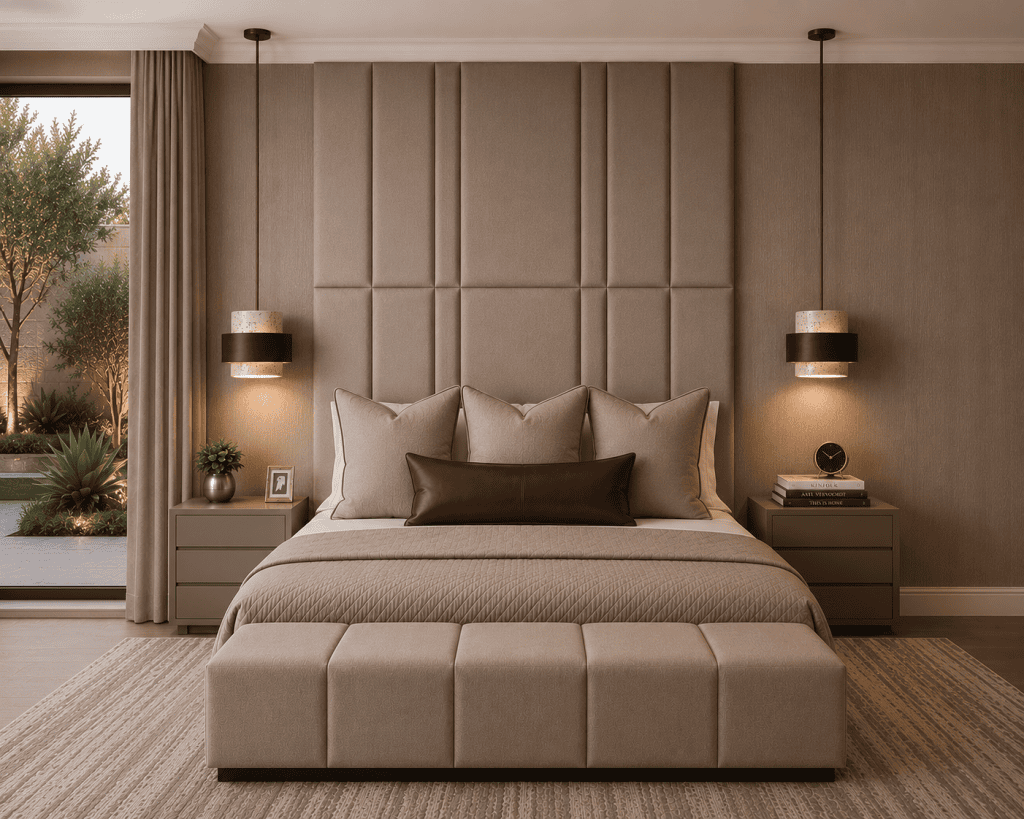 Custom Upholstered Bed | Cortland Modern Bed Design