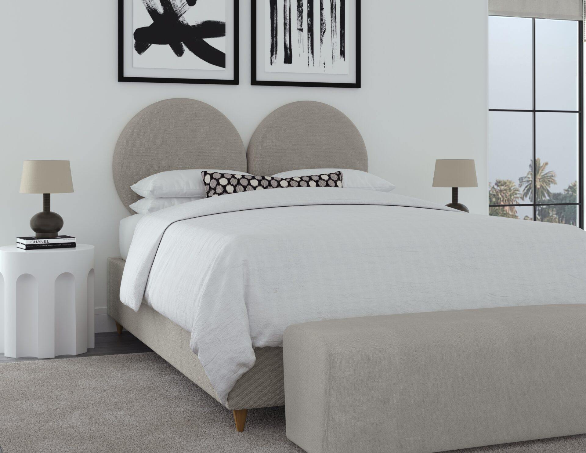 SPHEROID(DUO)-Freestanding-Upholstered-Bed-Blend-Home-Furnishings
