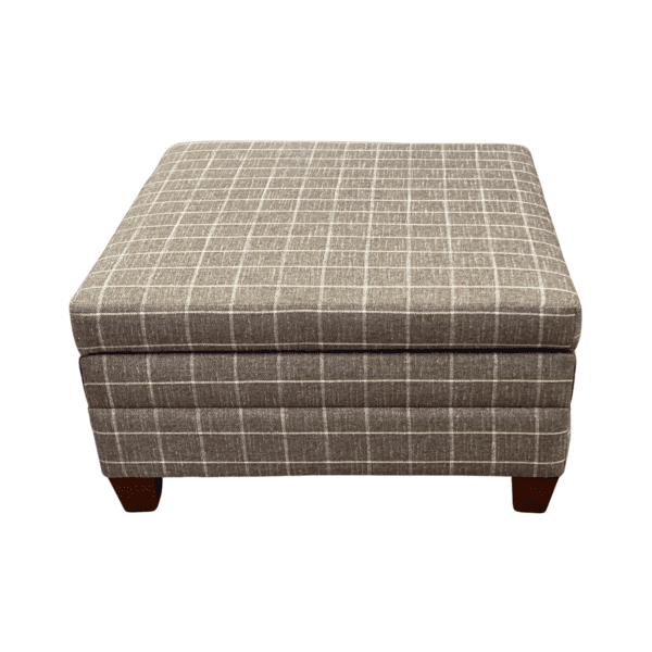 DYNASTY Upholstered Ottoman, Luxury Furniture - Blend Home Furnishings