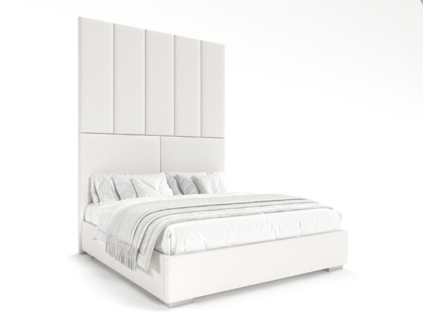 CHRISTIAN Upholstered Wall Mounted Headboard & Bed, Luxury Furniture - Blend Home Furnishings
