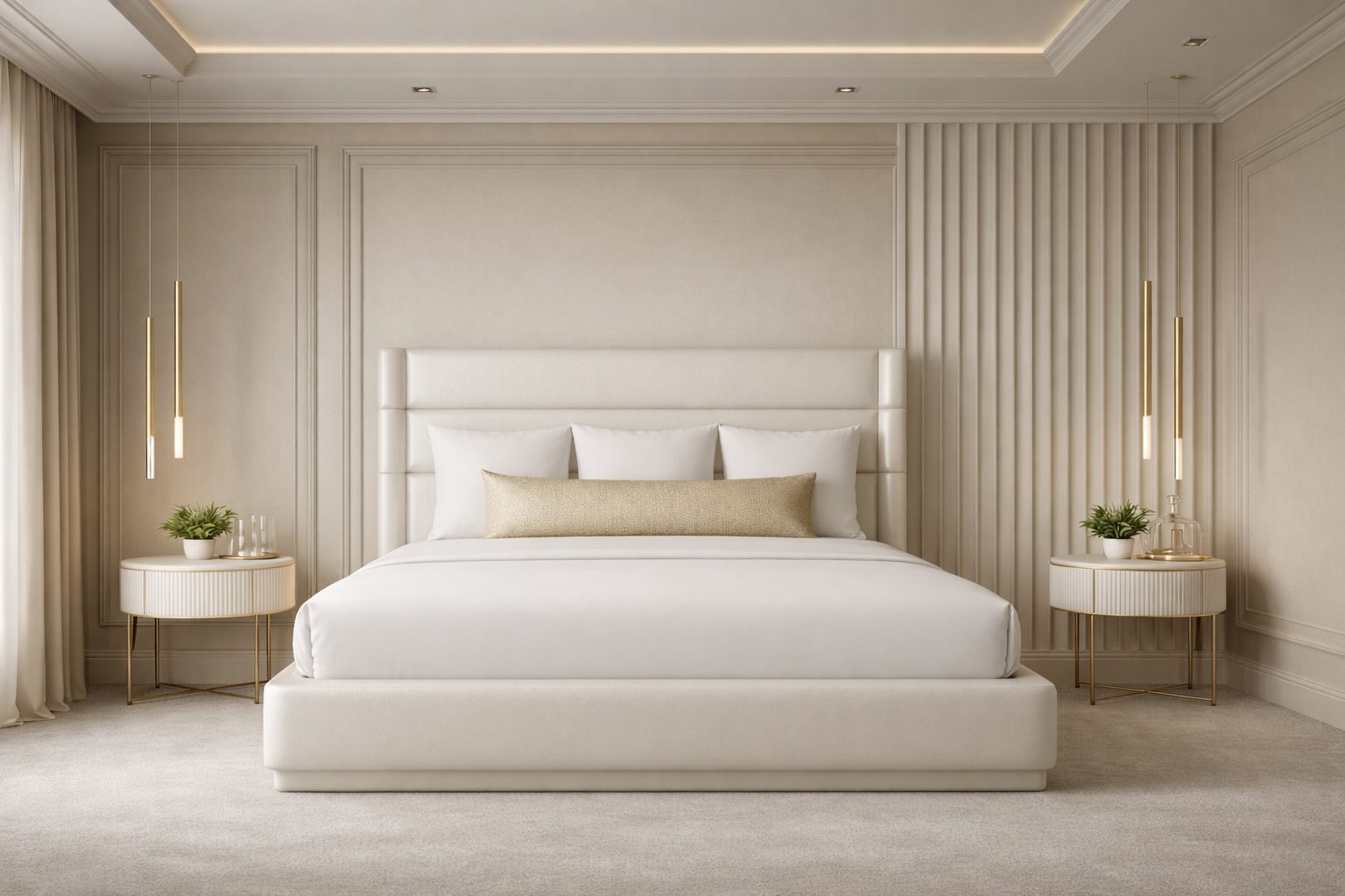 Custom Upholstered Bed - Vantage